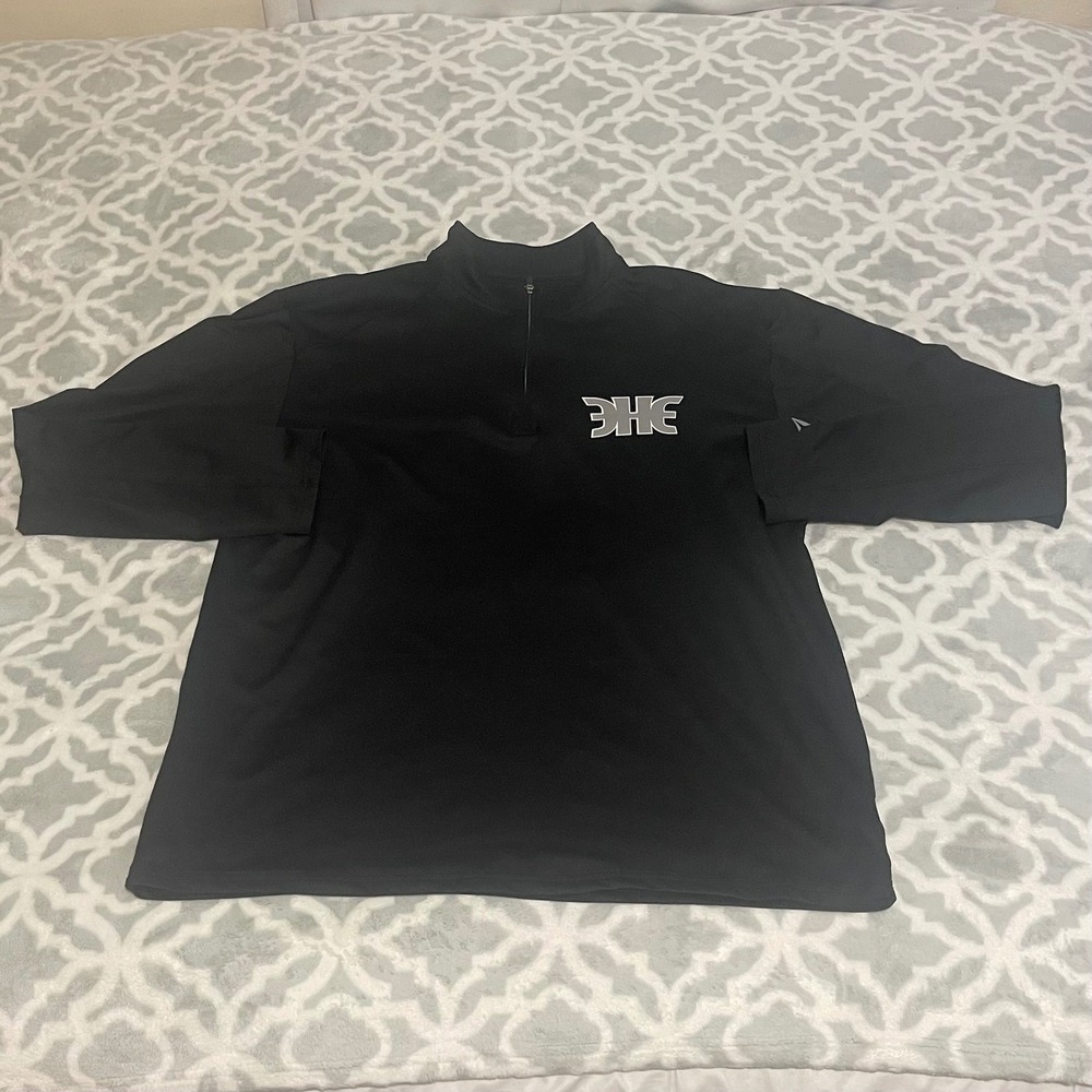 BSN Sports XL Black Performance Pullover Long Sleeve Shirt Mens‎ Activewear